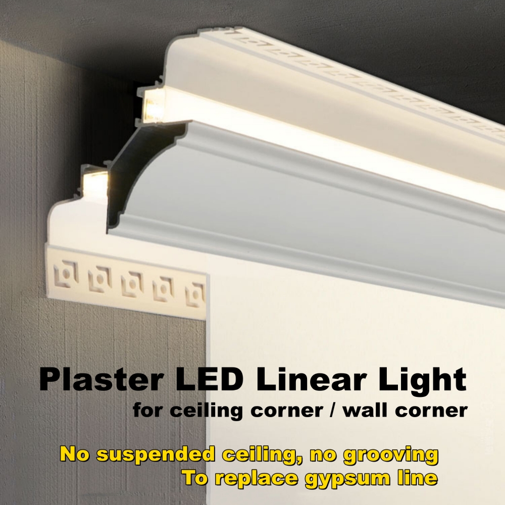 Ceiling Corner01 LED Profile of Linear Light for Tape Light - Ceiling Light - Ruifarled
